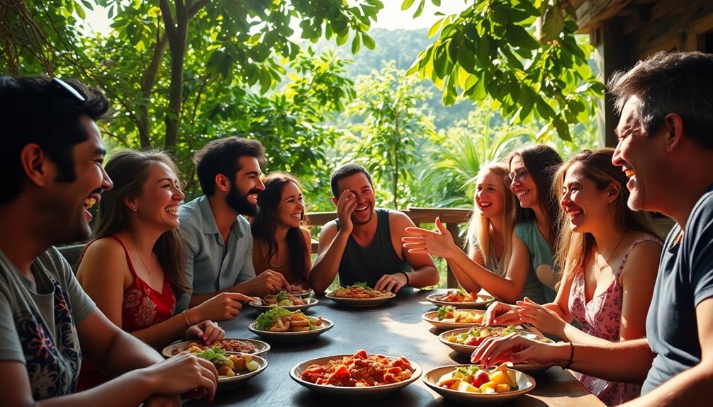 bonding with fellow travelers