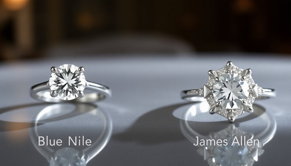diamond engagement ring comparison