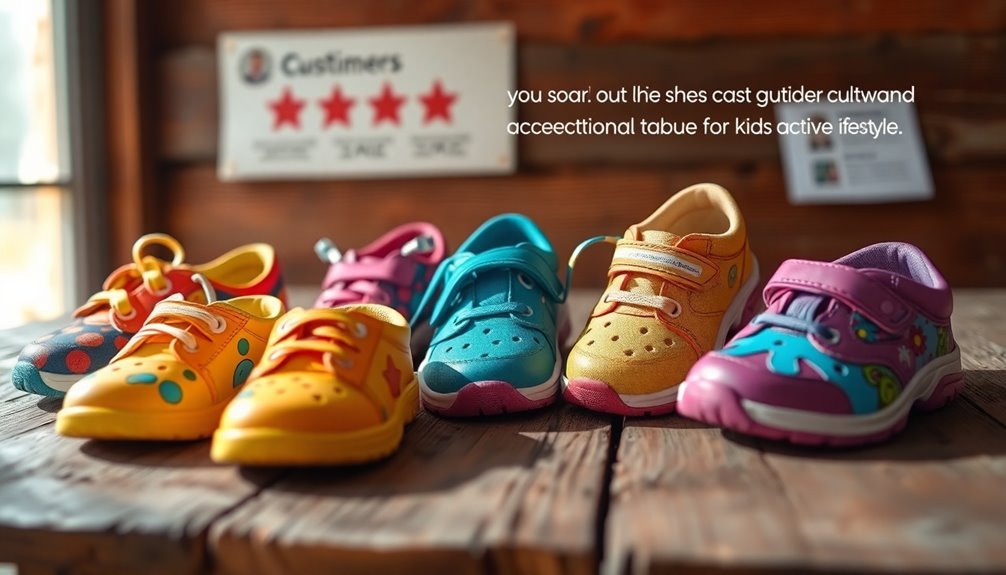 reading customer shoe reviews