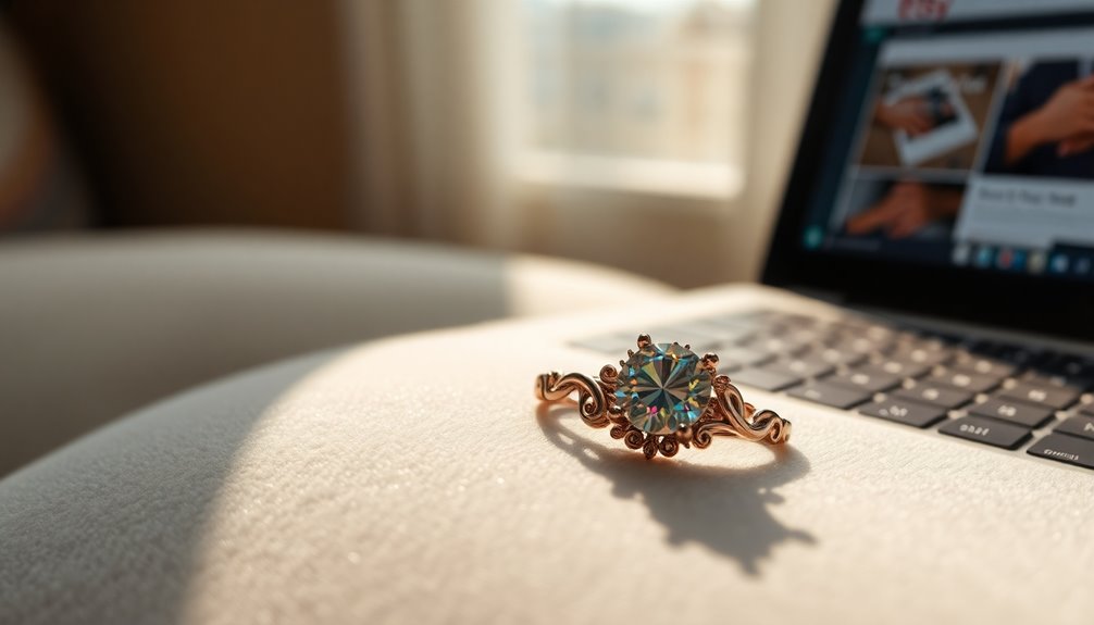 unique handmade engagement rings